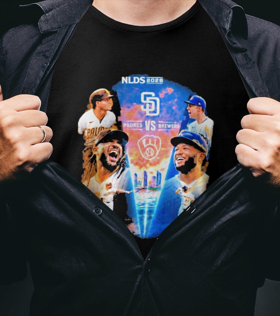 NLDS 2026 San Diego Padres Vs Milwaukee Brewers Showdown T-Shirt