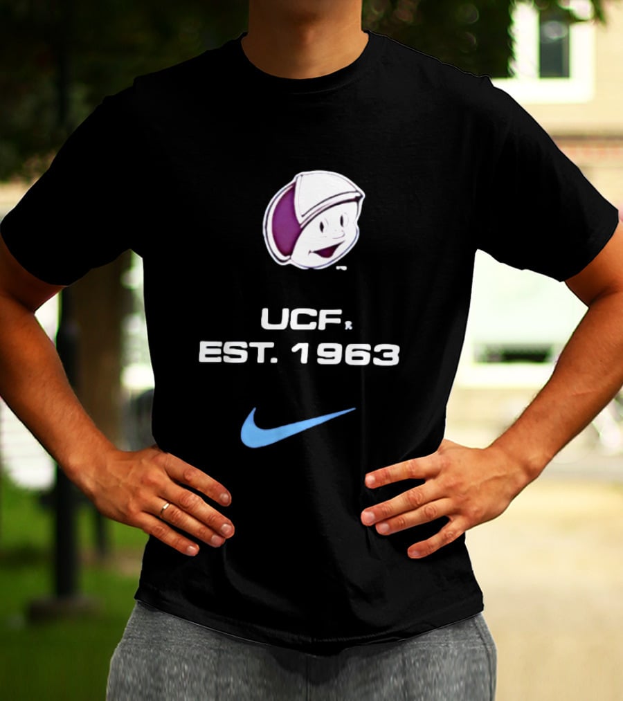 UCF Knights 2026 Space Game UCF Est 1963 Vintage Astronaut Nike T-Shirt