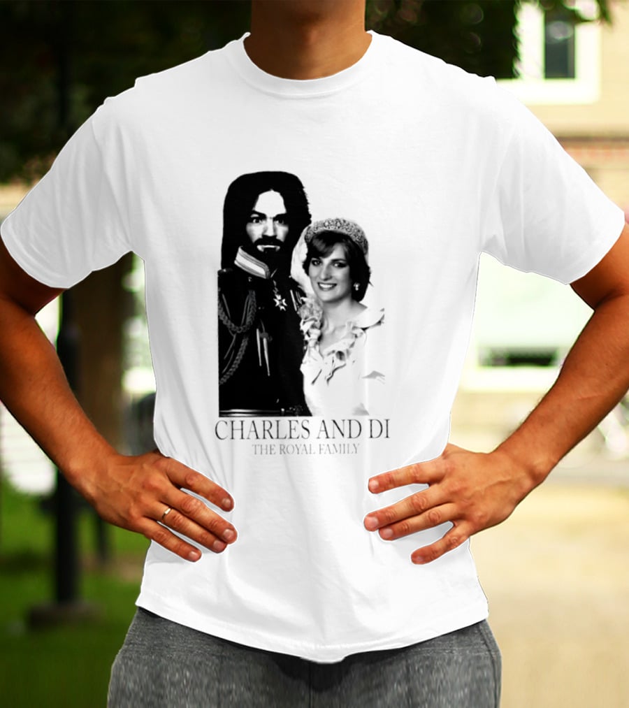 Charles Manson And Princess Diana Charles And Di The Royal Family T-Shirt