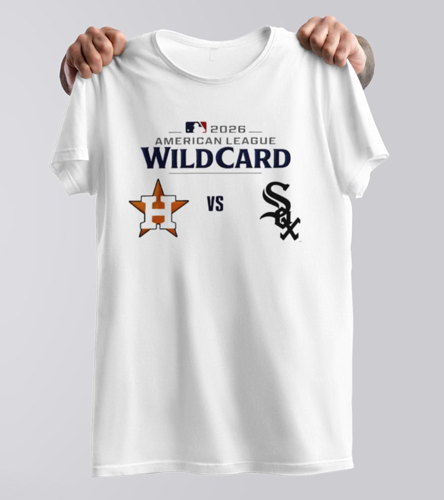 2026 American League Wild Card Houston Astros Vs Chicago White Sox T-Shirt