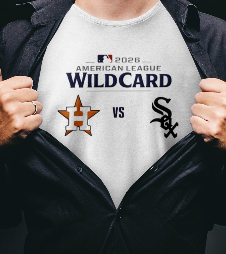 2026 American League Wild Card Houston Astros Vs Chicago White Sox T-Shirt