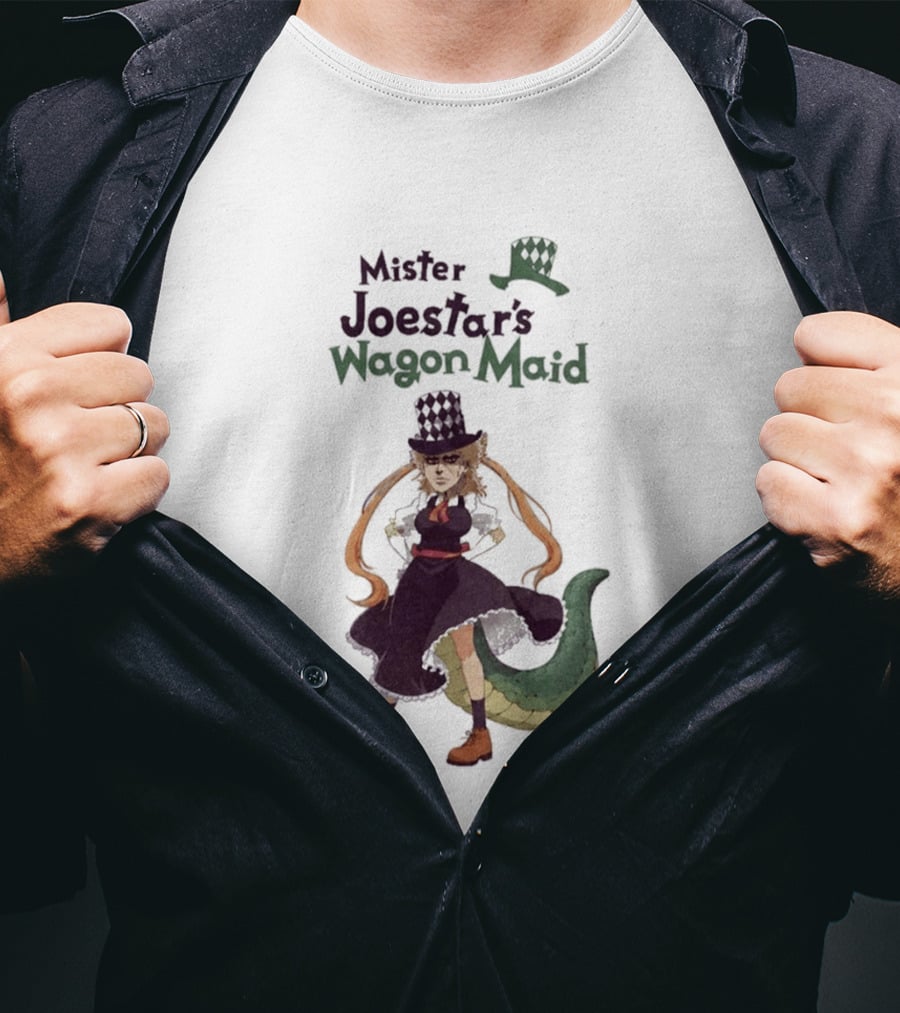 Mister Joestar's Wagon Maid Robert E. O. Speedwagon T-Shirt