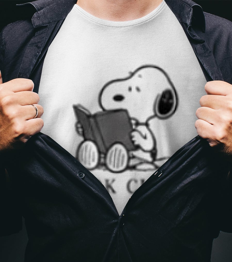 Snoopy Just One More Chapter Book Club For Peanuts And Bookish Fans T-Shirt