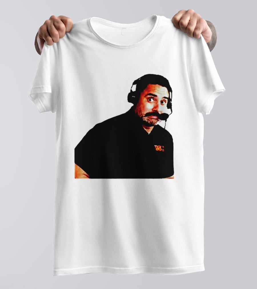 Steve Sarkisian Headset Shocked Longhorns Face Meme T-Shirt