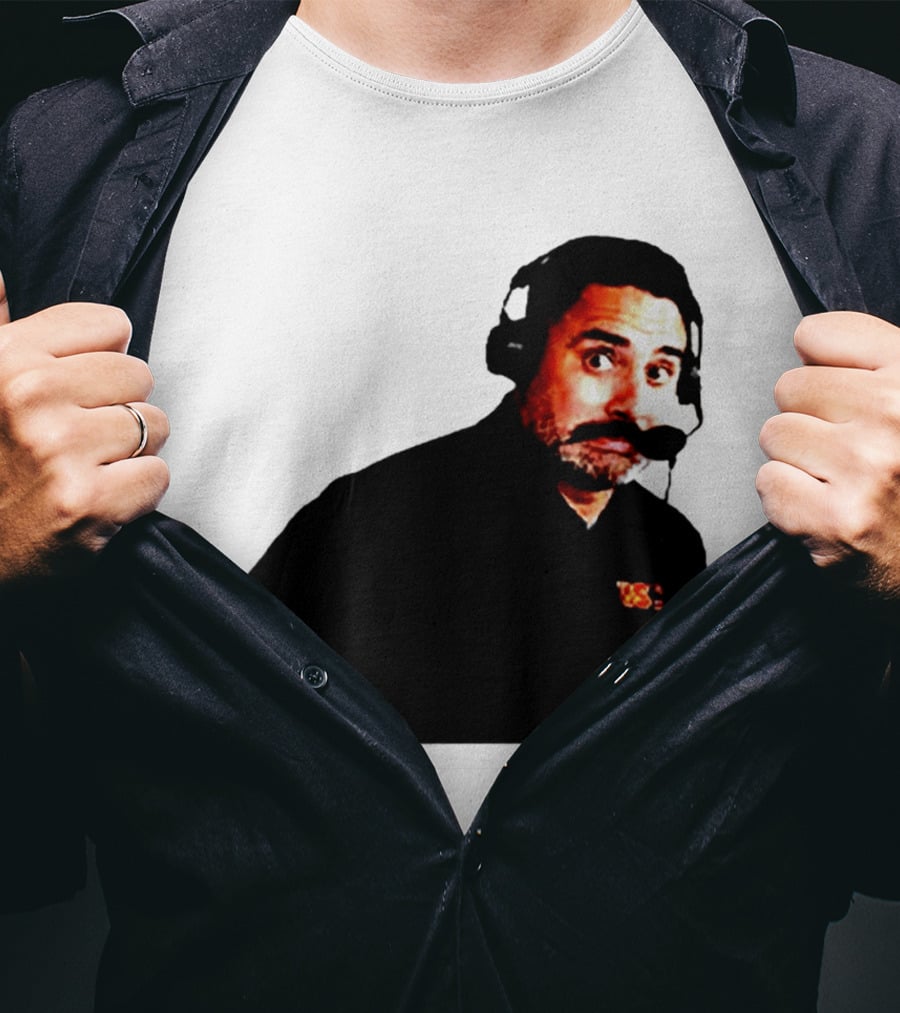 Steve Sarkisian Headset Shocked Longhorns Face Meme T-Shirt