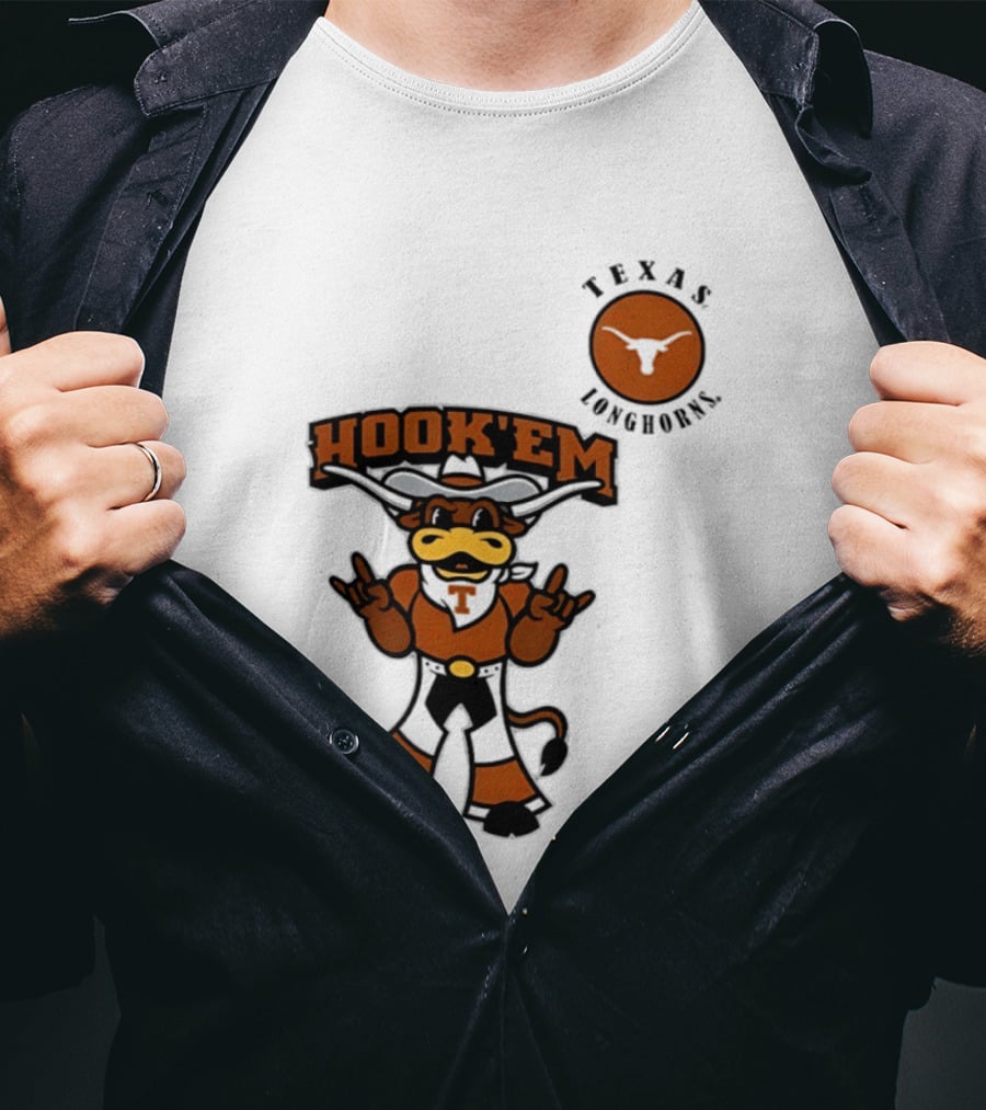 Texas Longhorns Hook'Em 2026 NCAA Tailgater Hometown T-Shirt