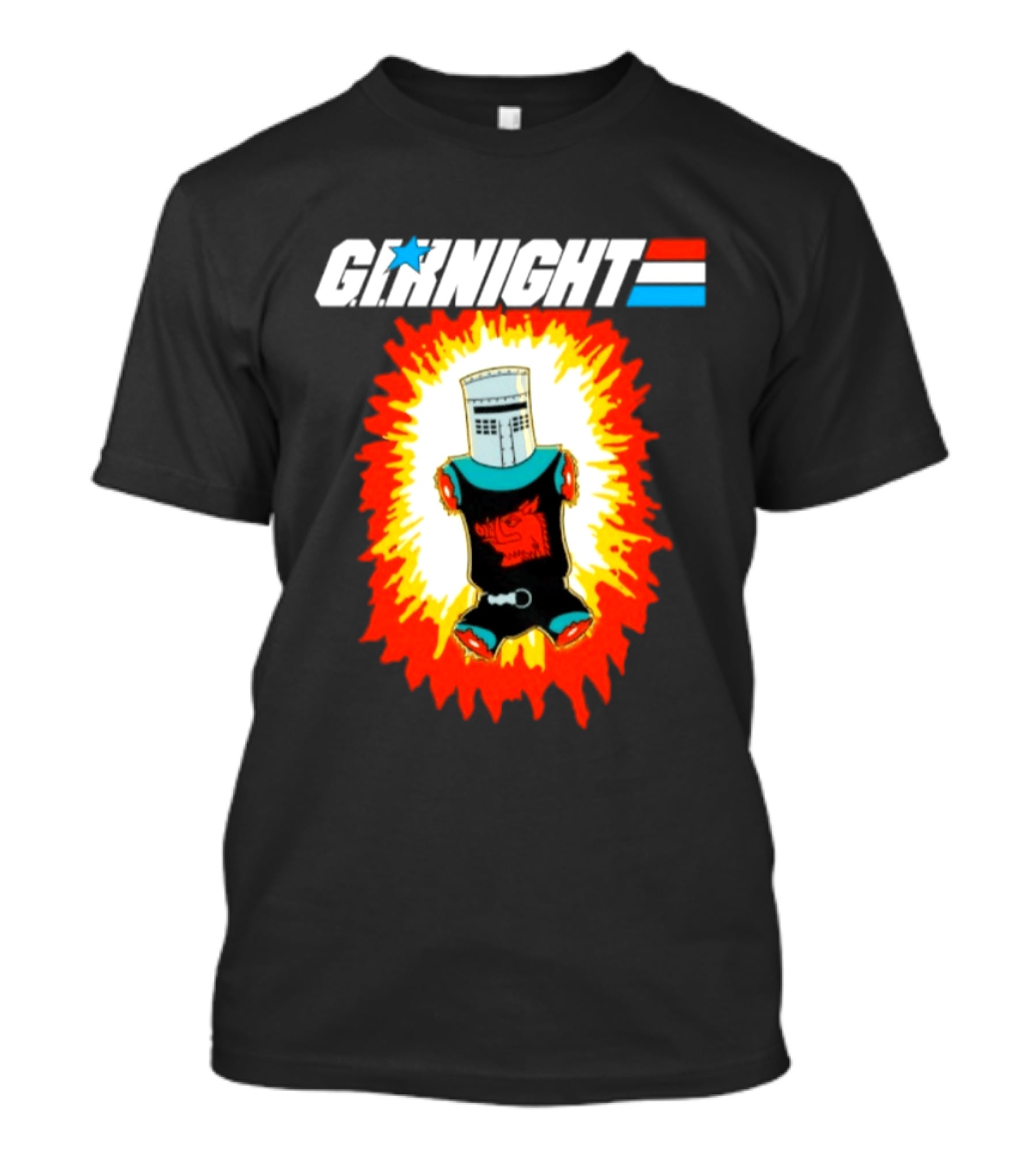 GI Night Black Knight Monty Python Exploding T-Shirt