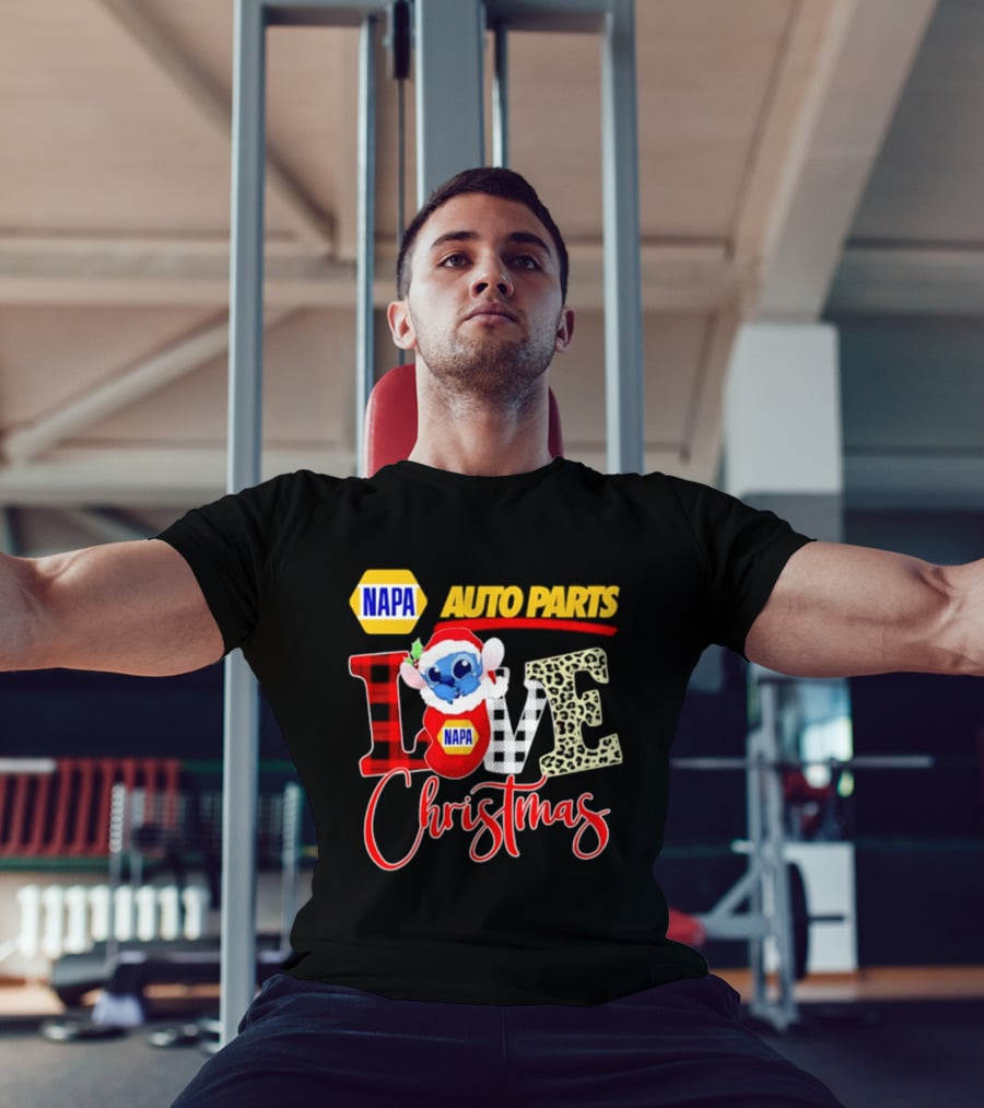 NAPA Auto Parts Stitch Christmas Love Holiday 2026 T-Shirt