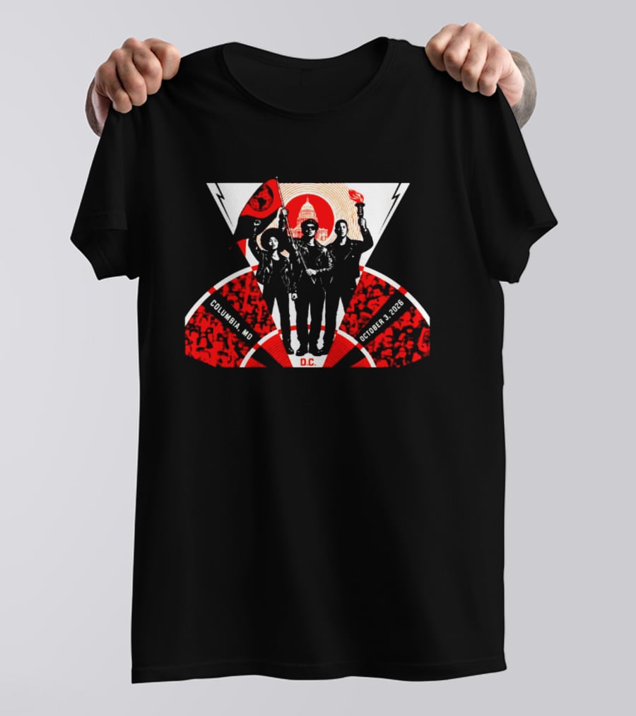 Power To The People 2026 Columbia MD October 3 Merriweather Post Pavilion Washington DC Event T-Shirt