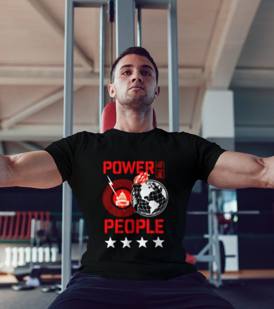 Power To The People 2026 Columbia MD October 3 Merriweather Post Pavilion Capitol Globe Torch T-Shirt
