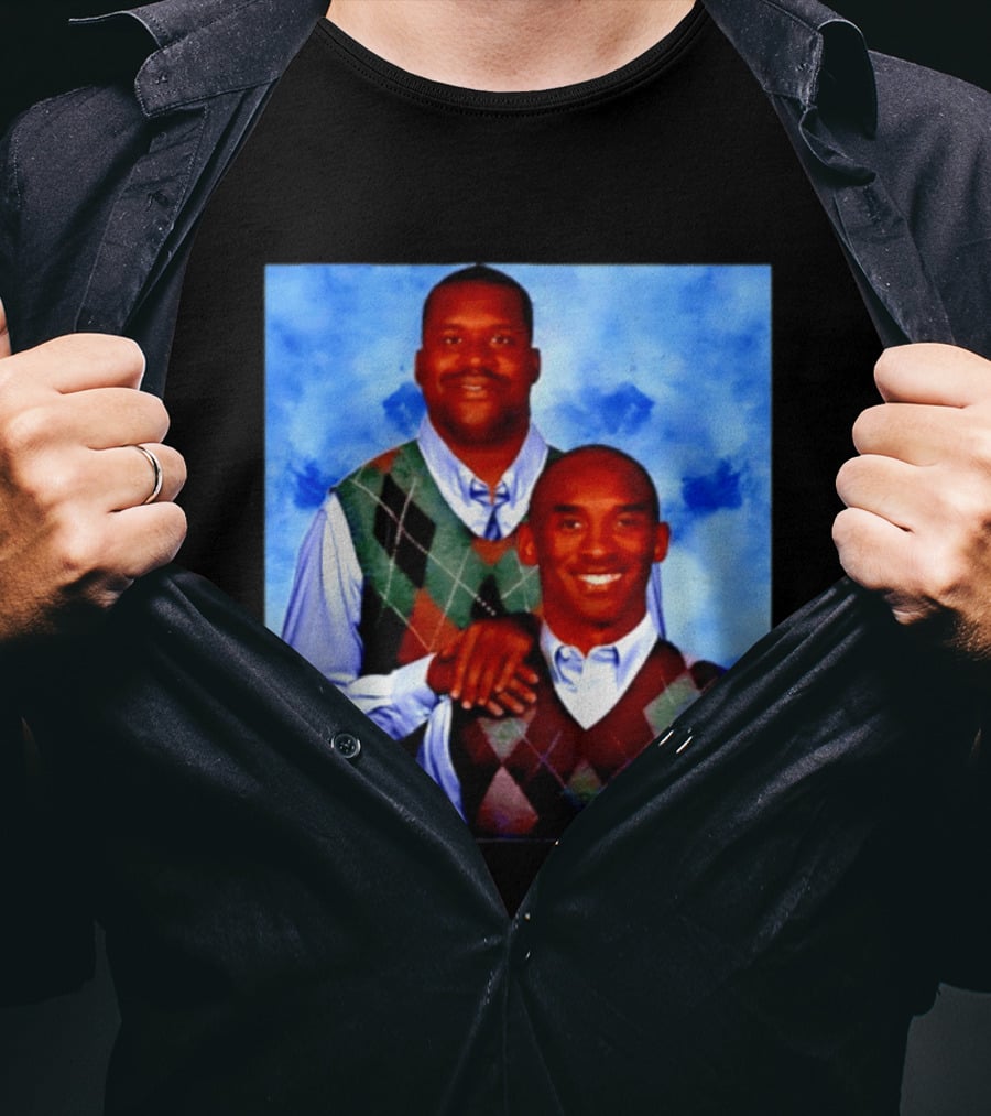 Shaquille O'Neal Kobe Bryant Step Brothers Meme Basketball T-Shirt