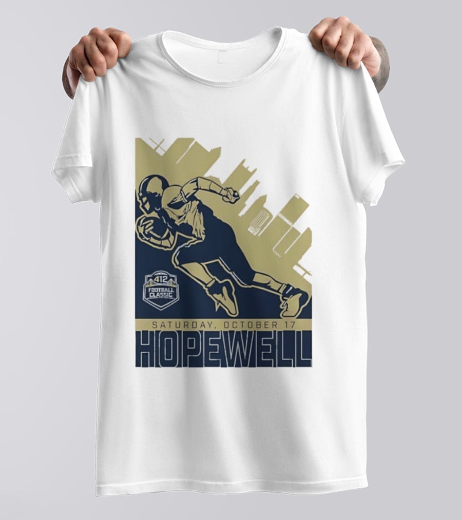 Hopewell Football Classic Saturday October 17 City Skyline T-Shirt