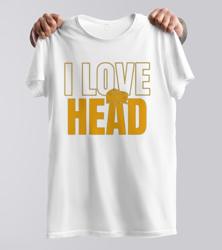 I Love Head Cheese Green Bay Packers T-Shirt
