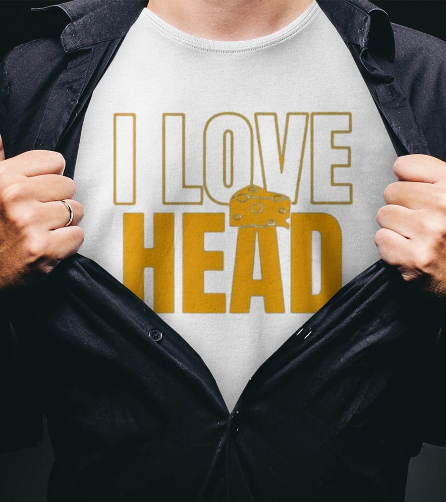 I Love Head Cheese Green Bay Packers T-Shirt