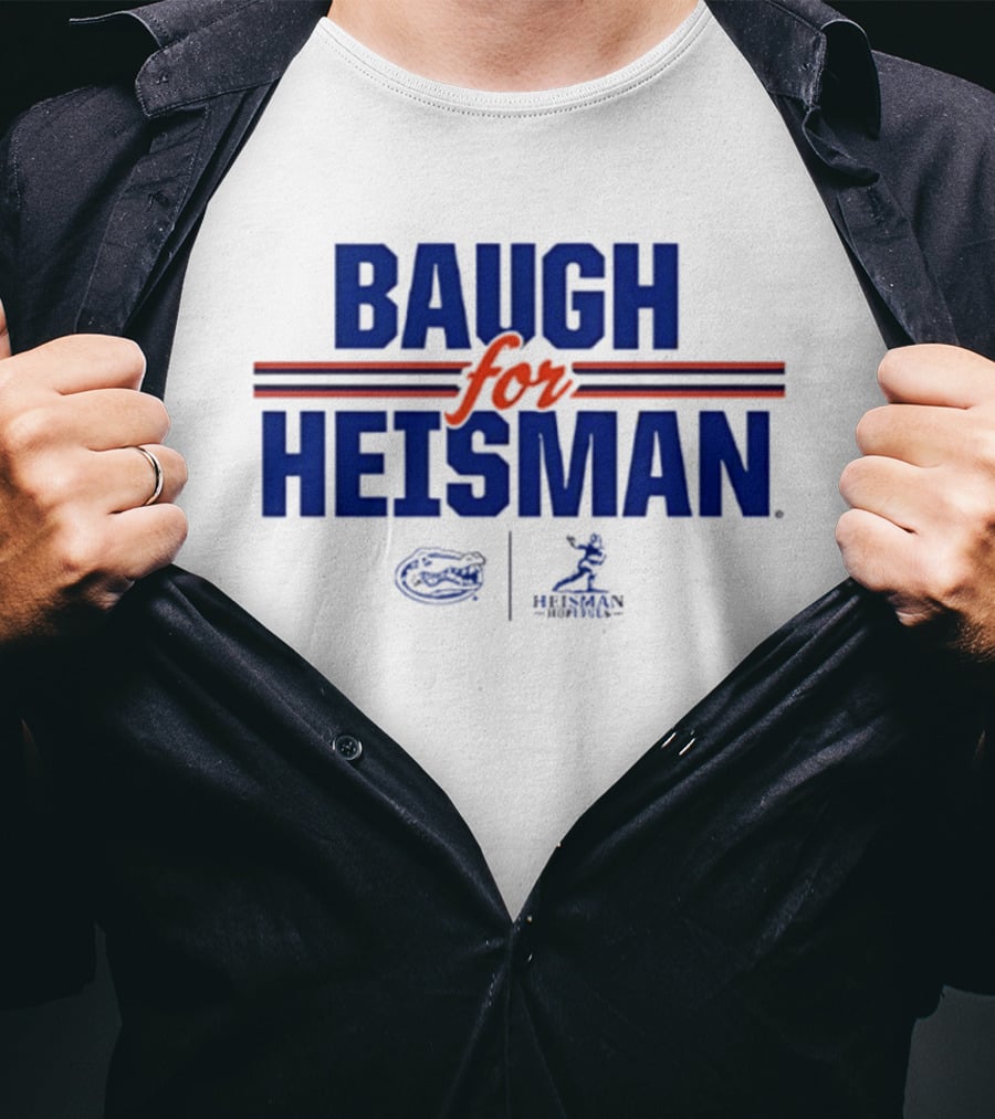 Baugh For Heisman Florida Gators NCAA Football T-Shirt