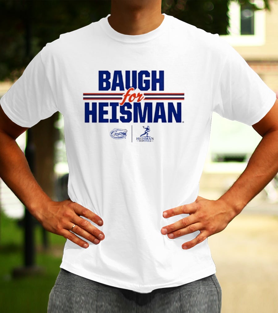 Baugh For Heisman Florida Gators NCAA Football T-Shirt