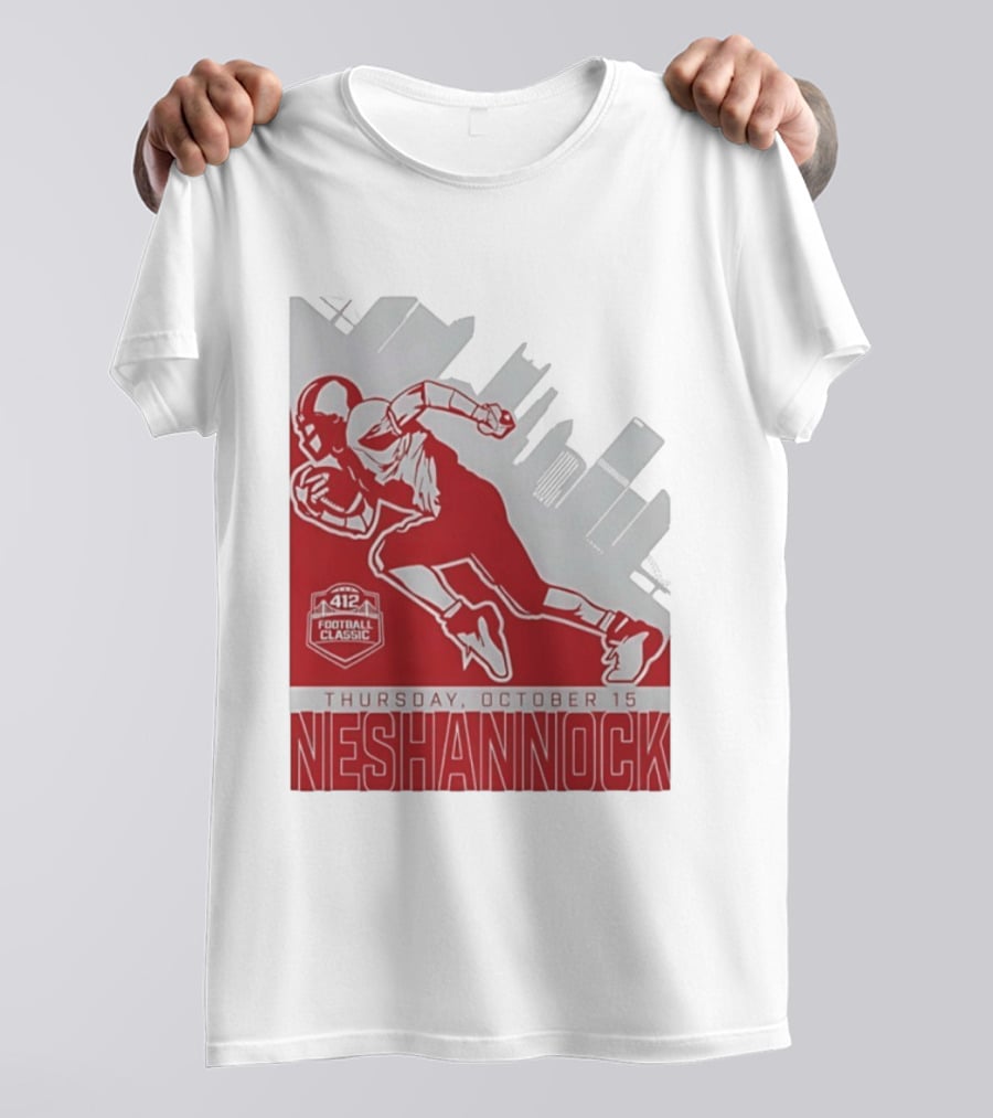 Neshannock 412 Football Classic Thursday October 15 Skyline T-Shirt