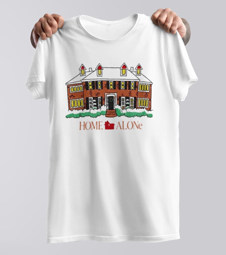 Primark Home Alone House Kevin McCallister Battle Plan Christmas T-Shirt