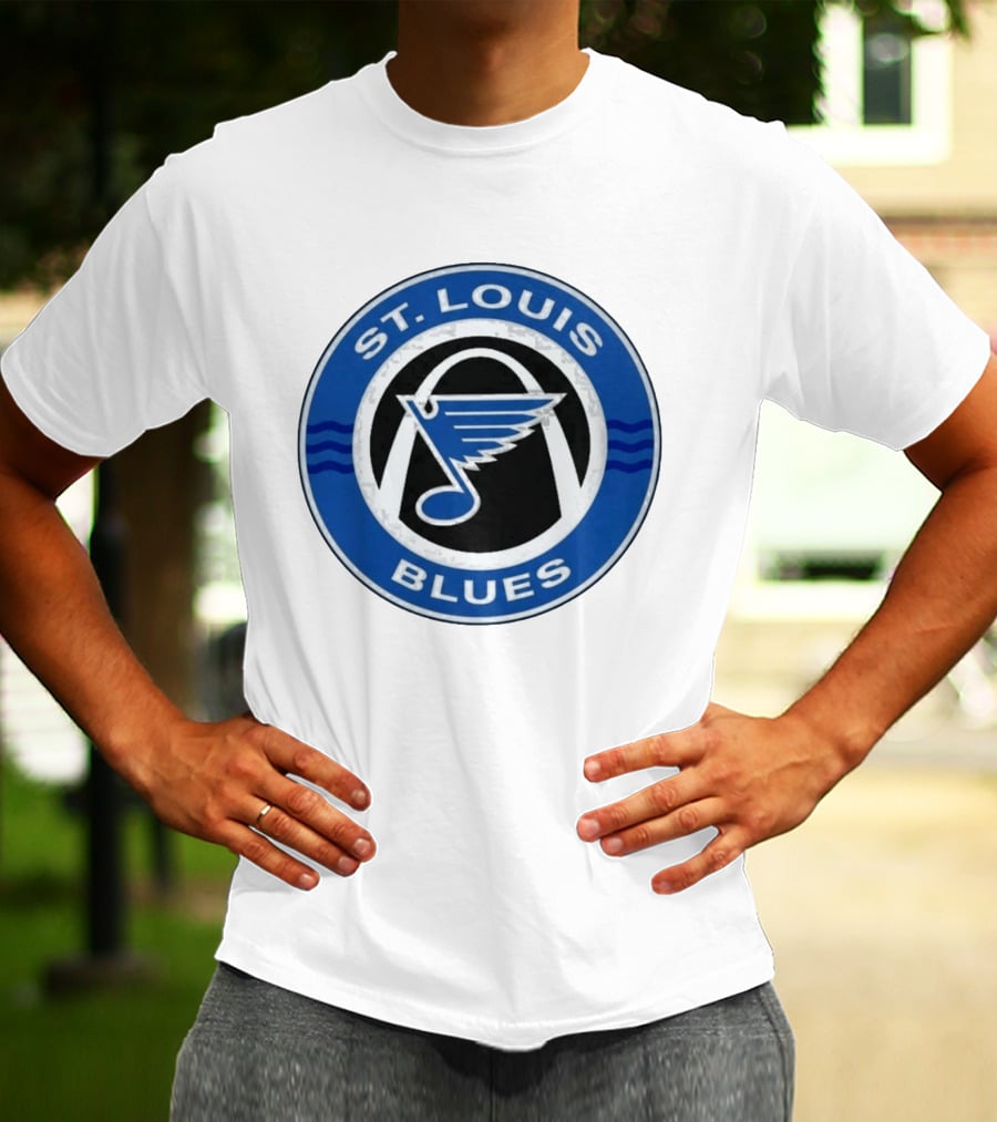 St. Louis Blues NHL Hockey Arch And Note T-Shirt