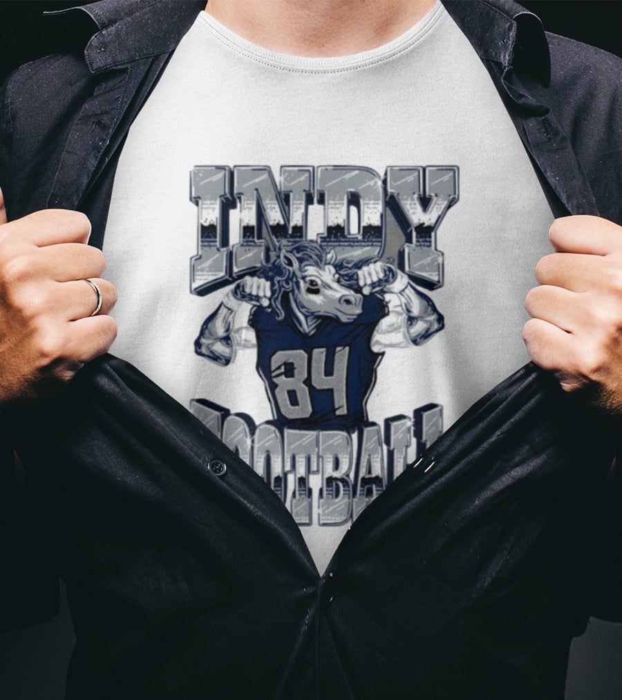 Indy Football Horse Power 84 Indianapolis Colts T-Shirt