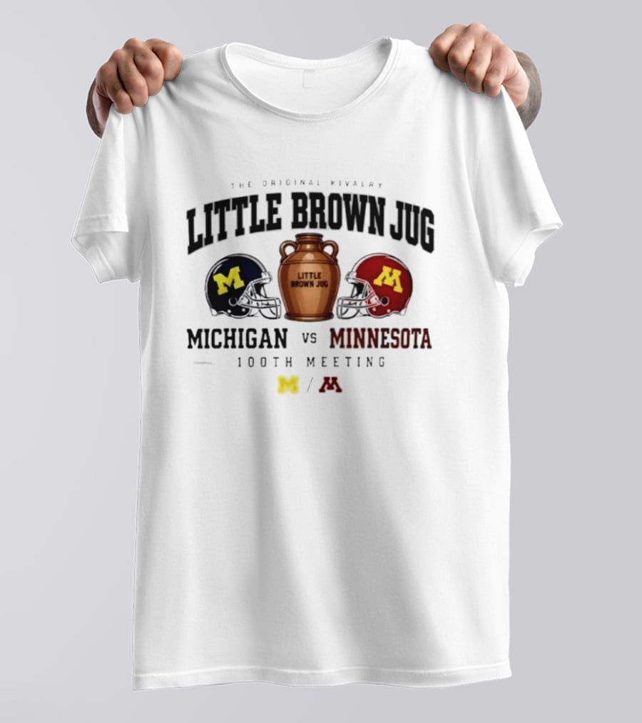 The Original Rivalry Little Brown Jug Michigan Vs Minnesota 100th Meeting 2026 T-Shirt
