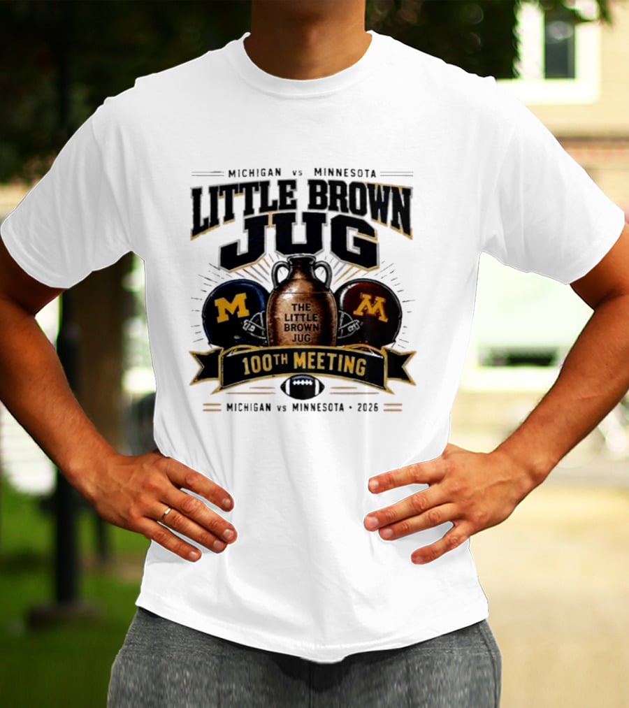 Michigan Vs Minnesota Little Brown Jug 100th Meeting 2023 T-Shirt