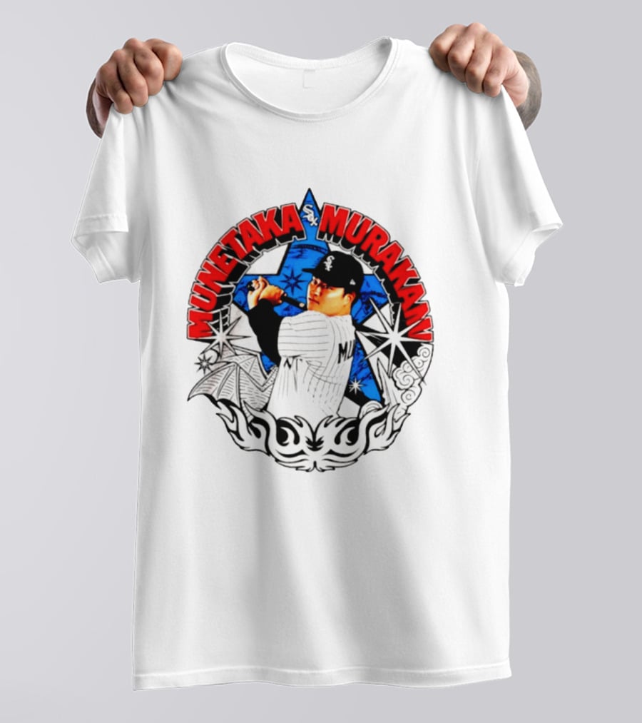 Munetaka Murakami White Sox MLB Baseball Player Chicago Starburst T-Shirt