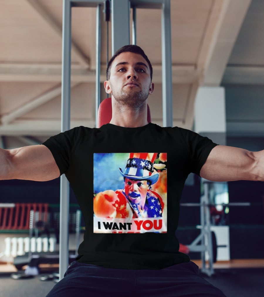 Apollo Creed I Want You Uncle Sam Rocky Meme T-Shirt