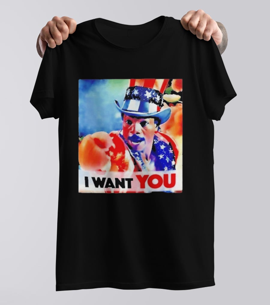 Apollo Creed I Want You Uncle Sam Rocky Meme T-Shirt