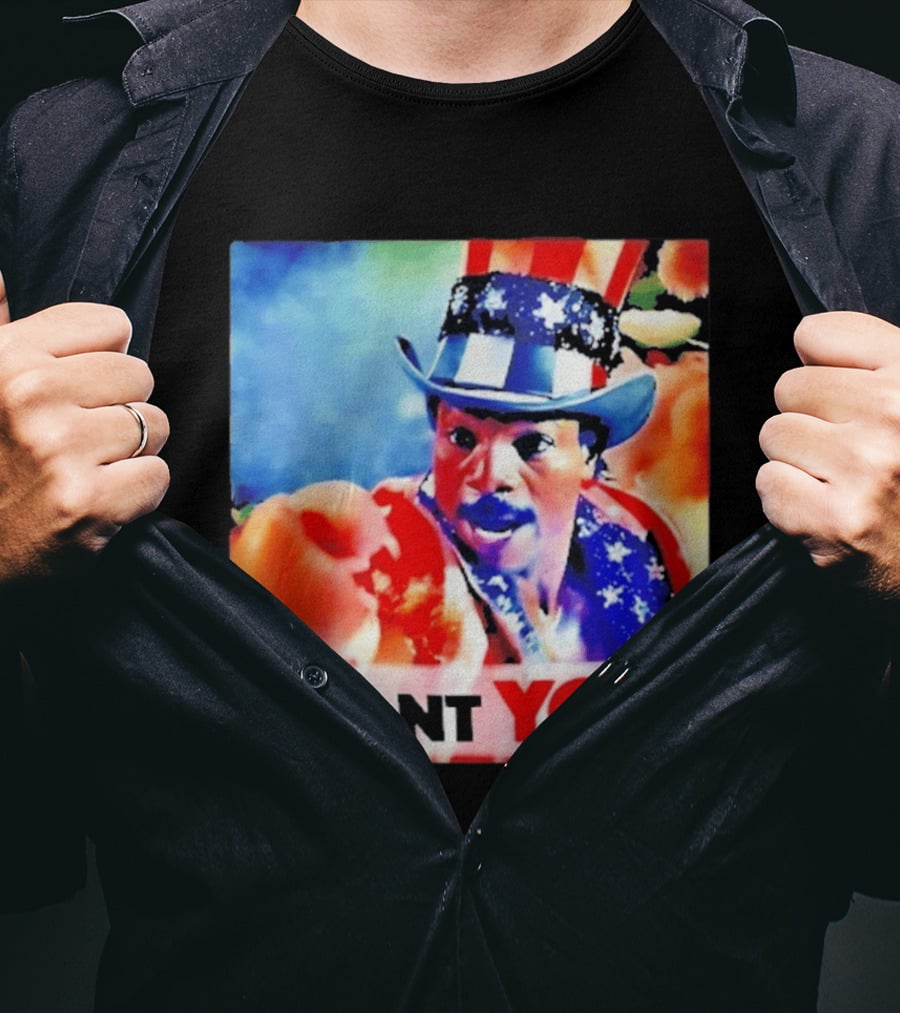 Apollo Creed I Want You Uncle Sam Rocky Meme T-Shirt
