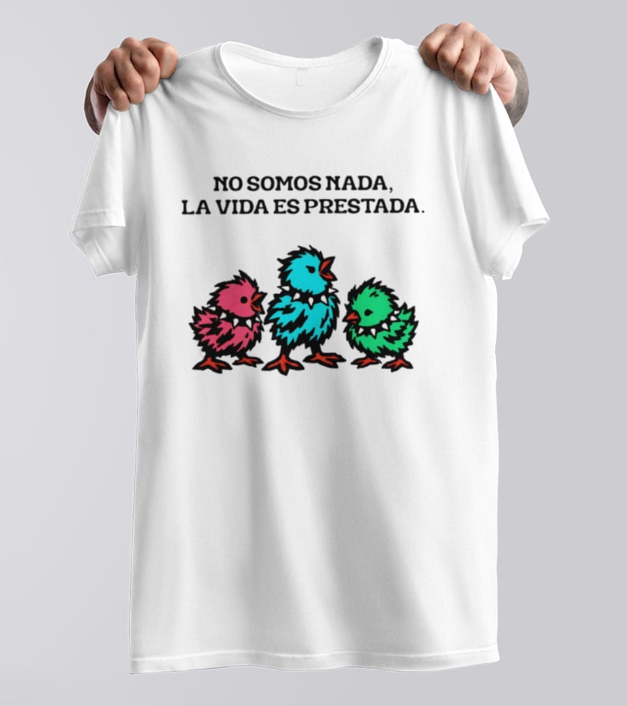 No Somos Nada La Vida Es Prestada Colorful Punk Chicks T-Shirt