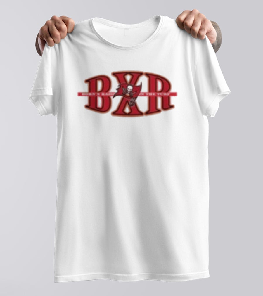 Tampa Bay Buccaneers BXR Born X Raised Block Letter T-Shirt