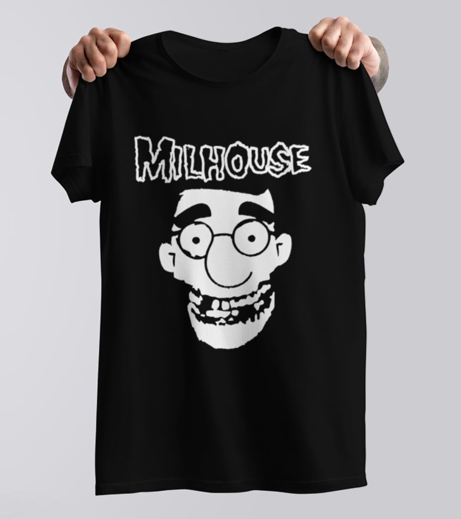 Milhouse Face The Simpsons Cartoon Animated Series T-Shirt