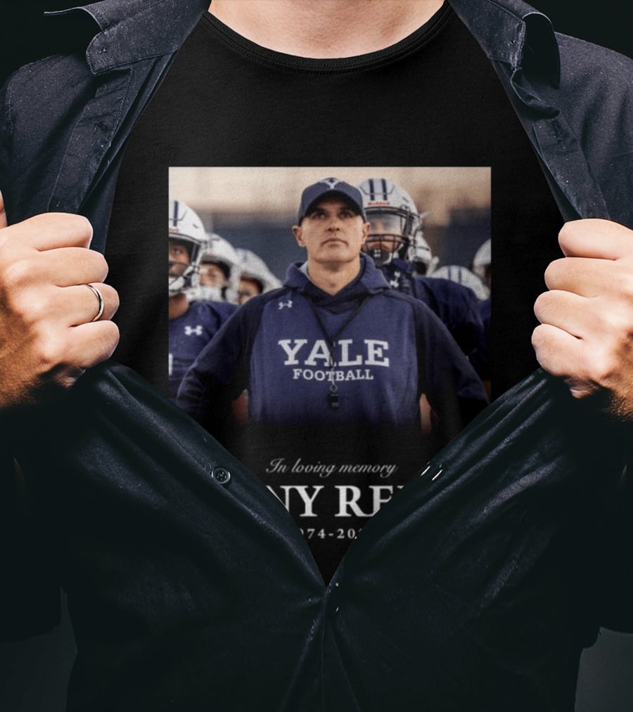 In Memoriam Tony Reno Yale Football Head Coach 1974 2026 T-Shirt