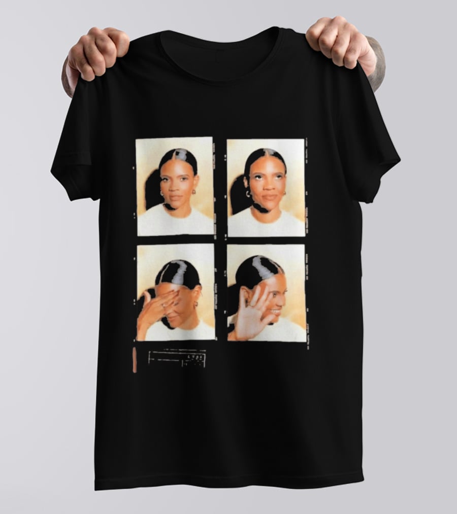 Strike A Pose Four Panel Expressions T-Shirt