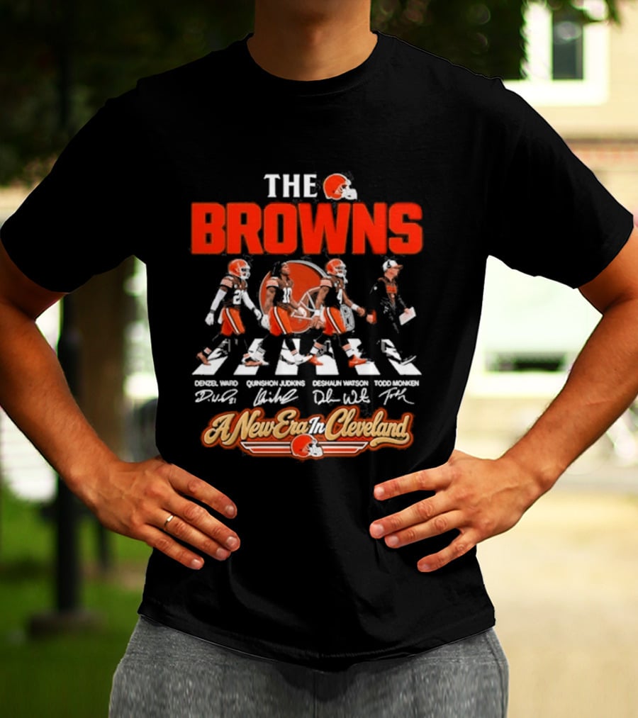 The Browns 2026 Football Team Abbey Road A New Era In Cleveland T-Shirt