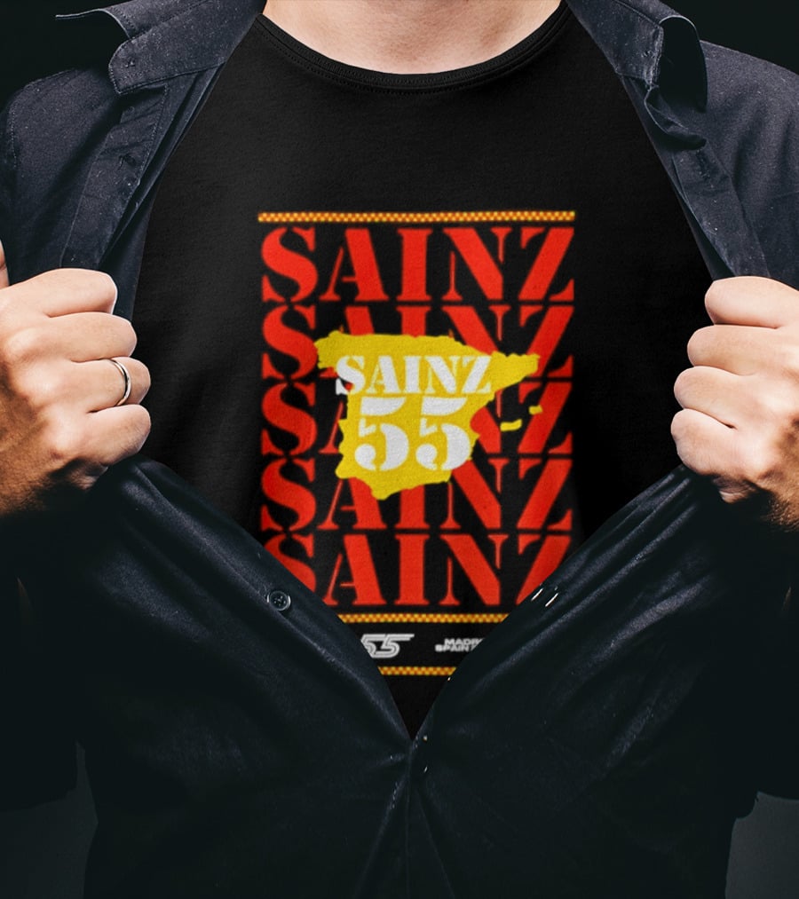 Sainz 55 Atlassian Williams Madrid Race Team Carlos T-Shirt