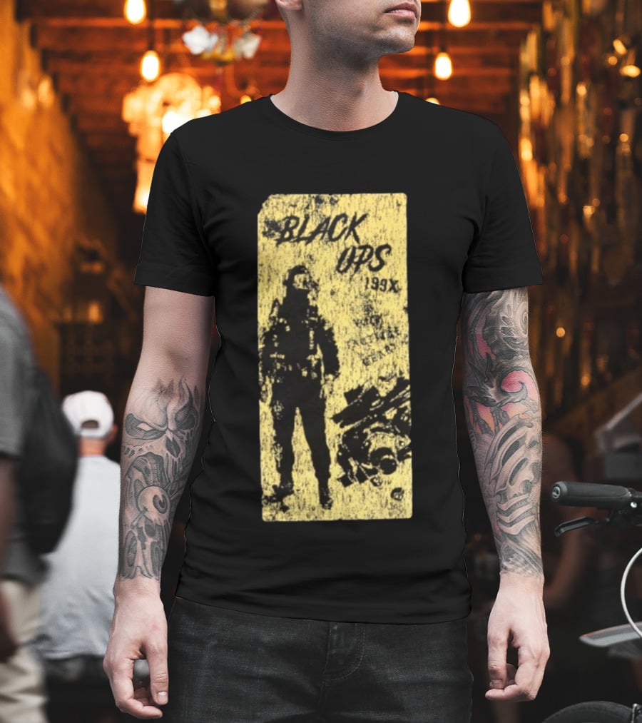 Black Ops 199X Volt Tactical Gear And Soldier T-Shirt