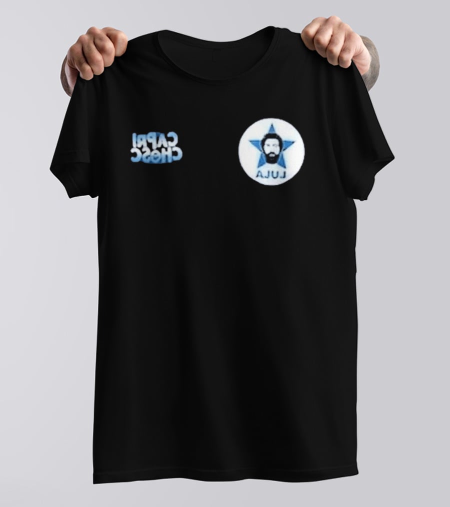 Lula Star Navy Capiroto Chefe Brazil President T-Shirt