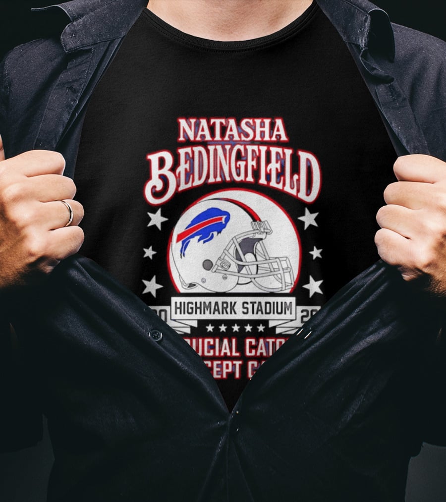 Buffalo Bills Natasha Bedingfield 2026 Crucial Catch Intercept Cancer T-Shirt