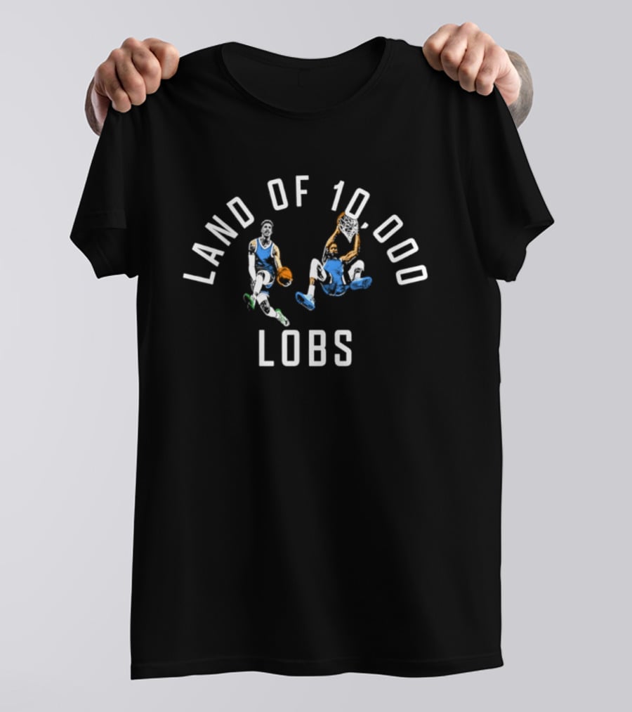 Minnesota Timberwolves Land Of 10000 Lobs Basketball Players T-Shirt