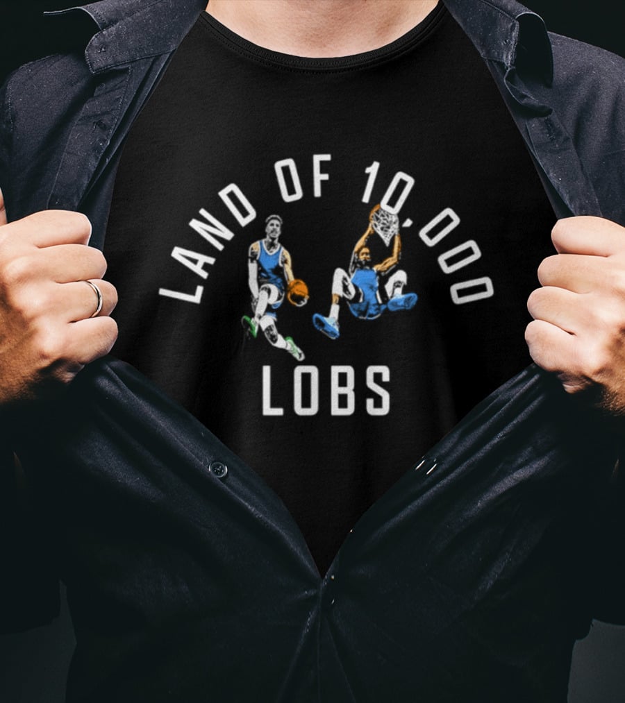 Minnesota Timberwolves Land Of 10000 Lobs Basketball Players T-Shirt