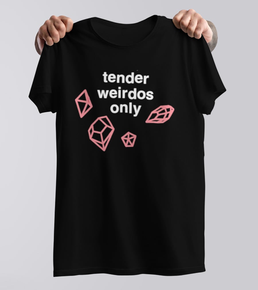 Tender Weirdos Only Crystals Geometric T-Shirt