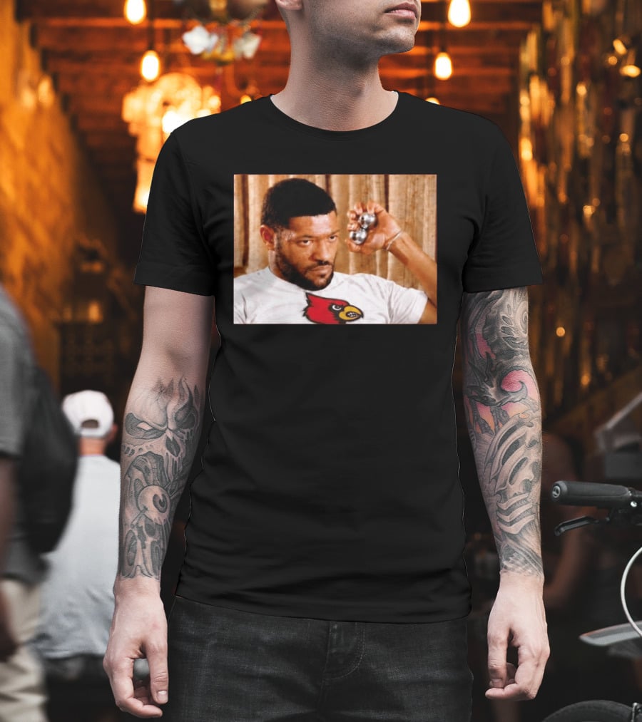 Laurence Fishburne Louisville Cardinals Mood Team Spirit T-Shirt