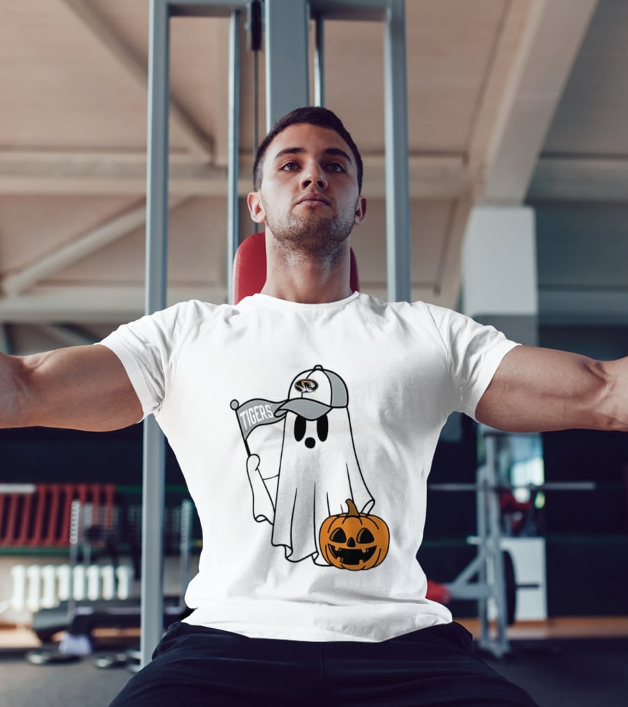 Missouri Tigers Halloween Ghost Pumpkin 2026 T-Shirt