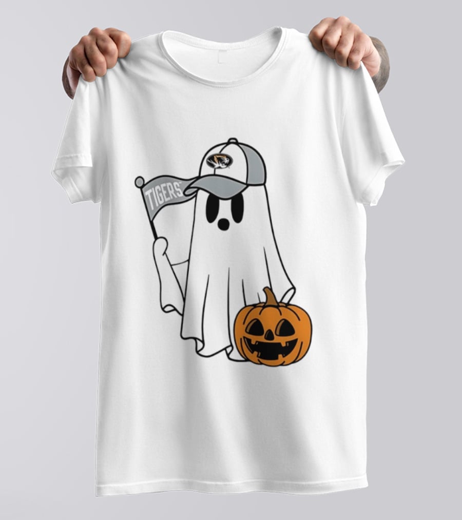Missouri Tigers Halloween Ghost Pumpkin 2026 T-Shirt