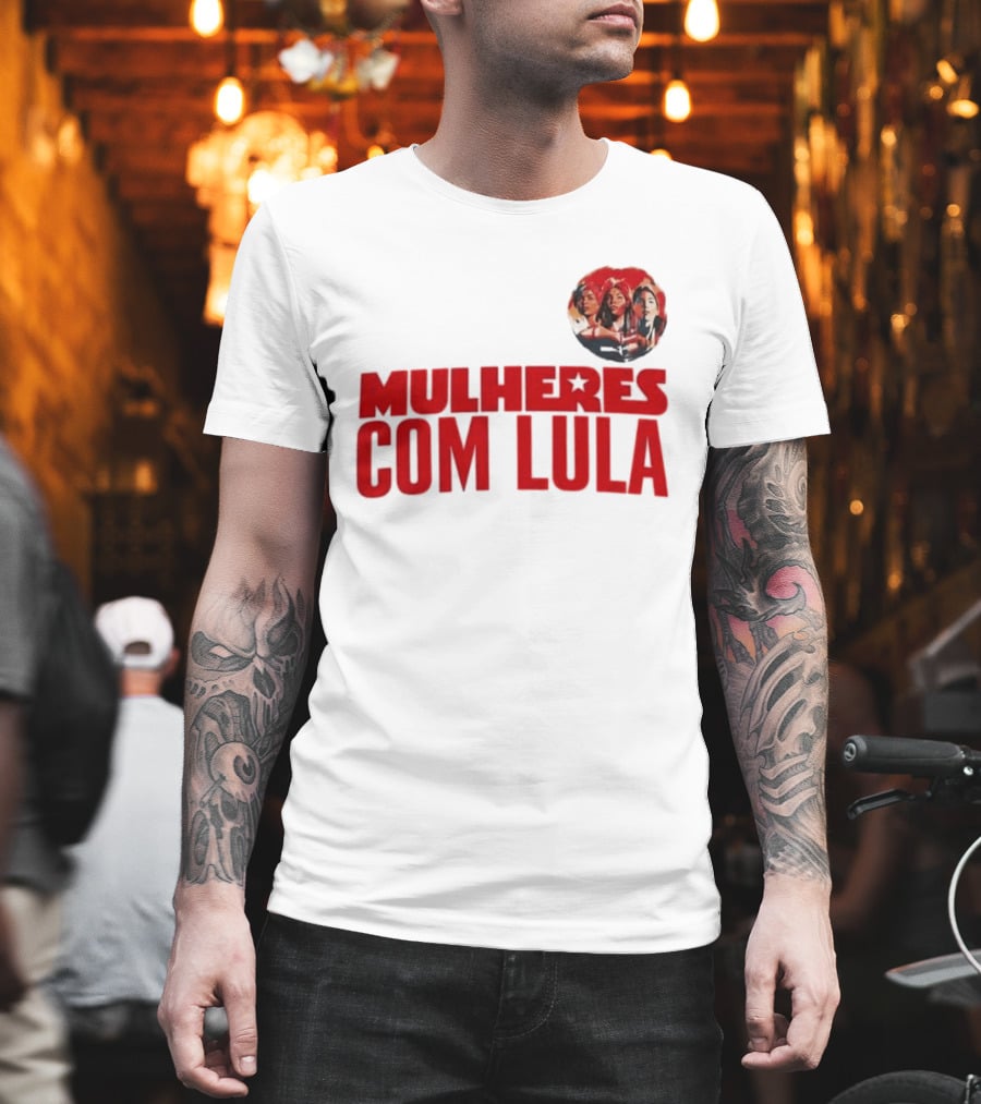 Mulheres Com Lula Olívia Santana T-Shirt