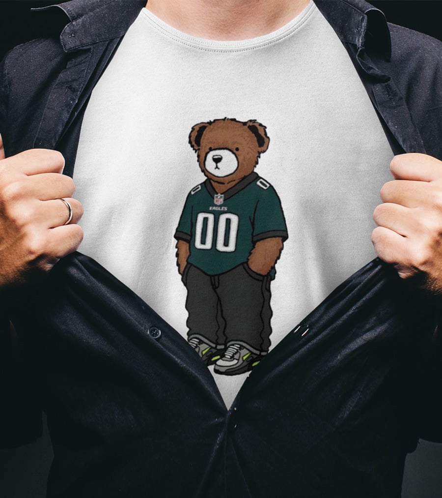 Philadelphia Eagles Teddy Bear London Games 2026 T-Shirt