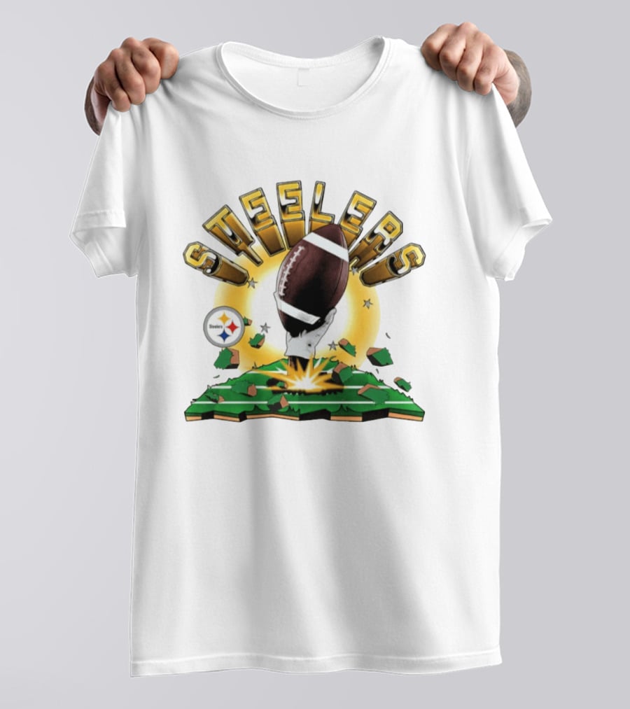 Pittsburgh Steelers Explode Football Clubhouse 2026 T-Shirt