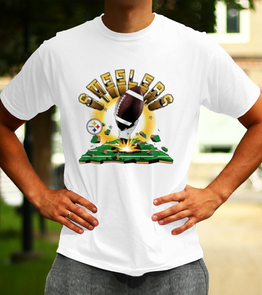 Pittsburgh Steelers Explode Football Clubhouse 2026 T-Shirt